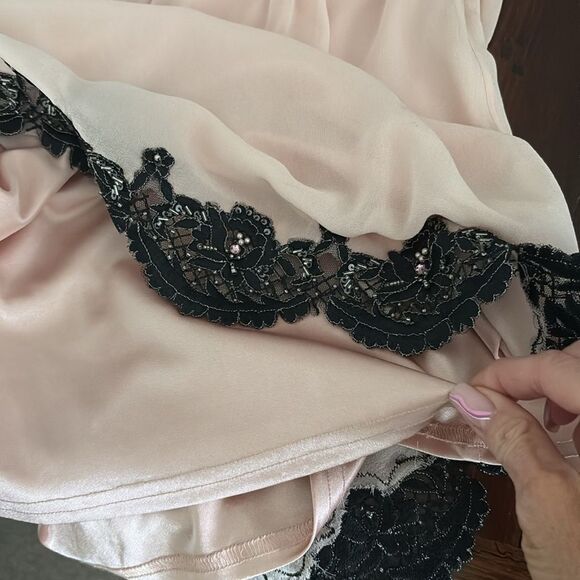 Sue Wong Walt Disney “Alice in Wonderland” 
Black & Rose Lace Trim Dress Size 6 - Picture 11 of 16